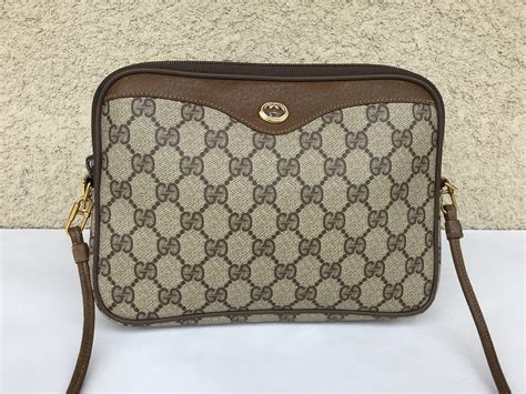 gucci crossbody bags ebay|authentic vintage Gucci crossbody bag.